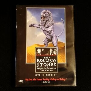 Vintage The Rolling Stones Bridges To Babylon Tour DVD